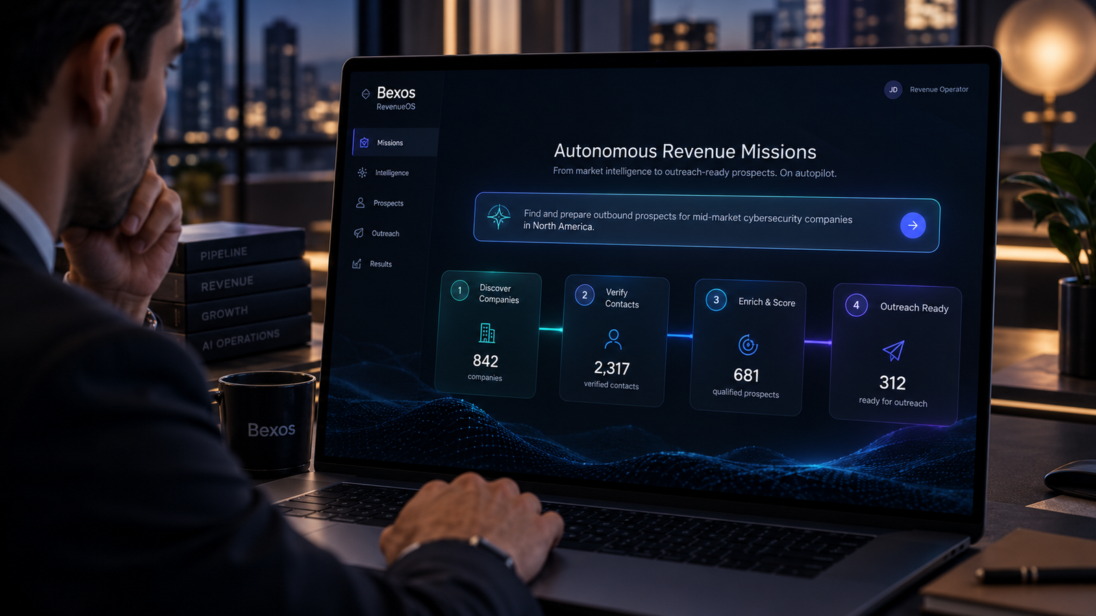 Bexos autonomous revenue missions