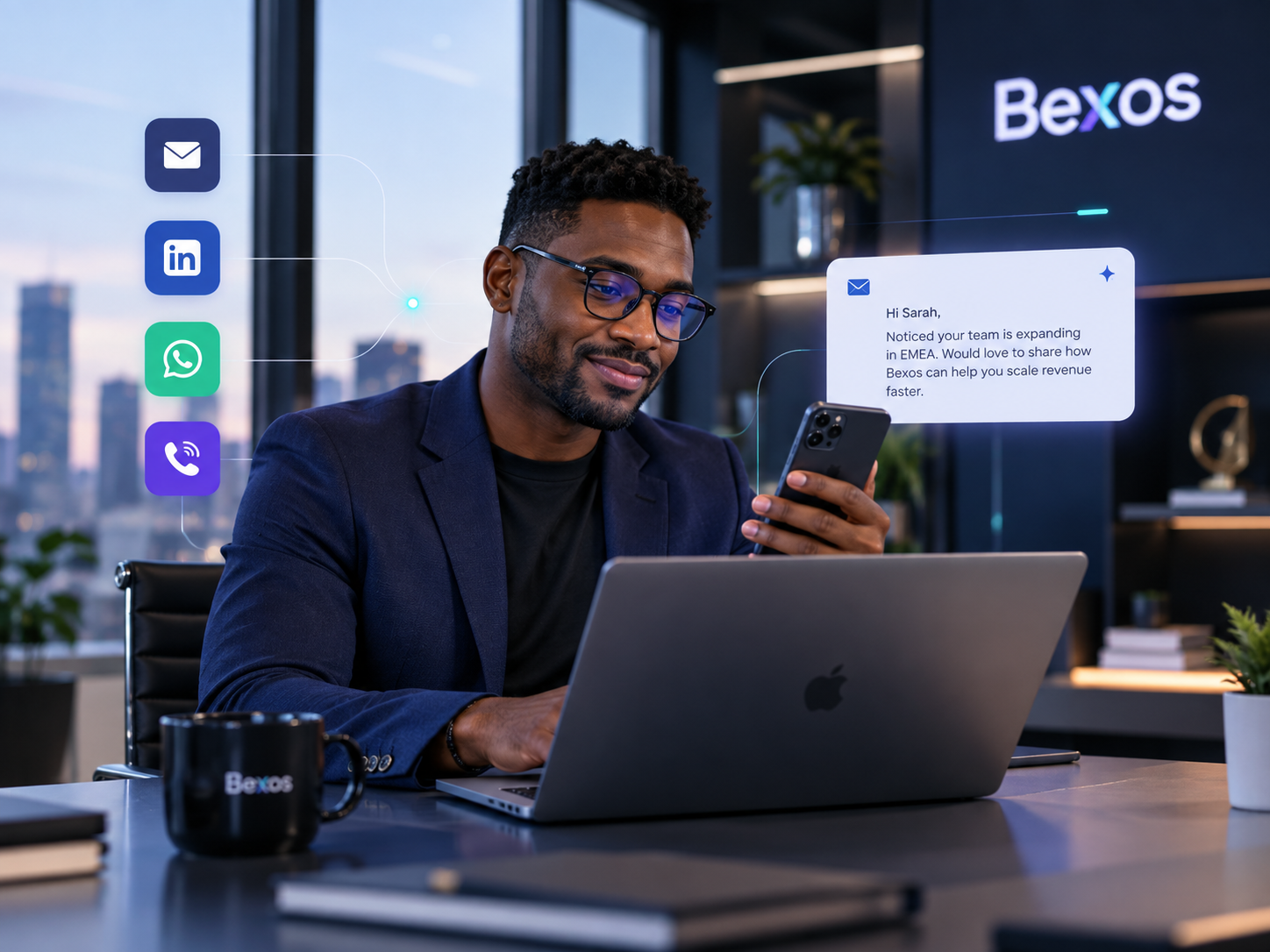 Bexos multichannel outreach